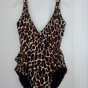Tommy Bahama Leopard Print Swimsuit